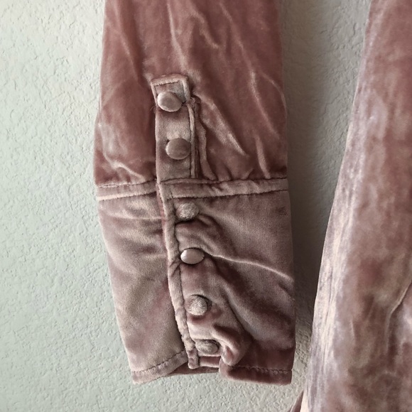 Free People Viola Velvet Playsuit Romper M - Picture 4 of 13